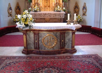 Pfarrkirche Ehrwald Altar