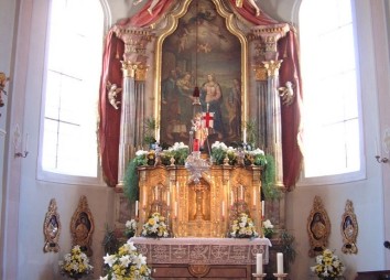 Pfarrkirche Ehrwald Altarraum