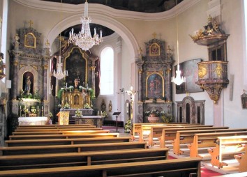 Pfarrkirche Ehrwald Innenraum