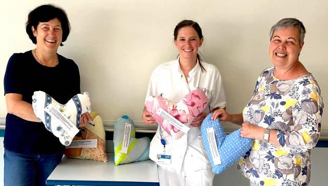 Herzkissen für Brustkrebspatientinnen