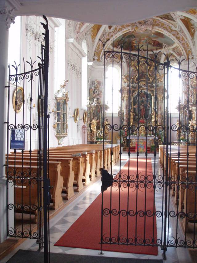 Beginn der Kirchenführung