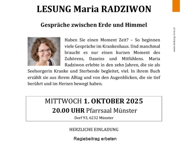 Gespräche zwischen Erde und Himmel