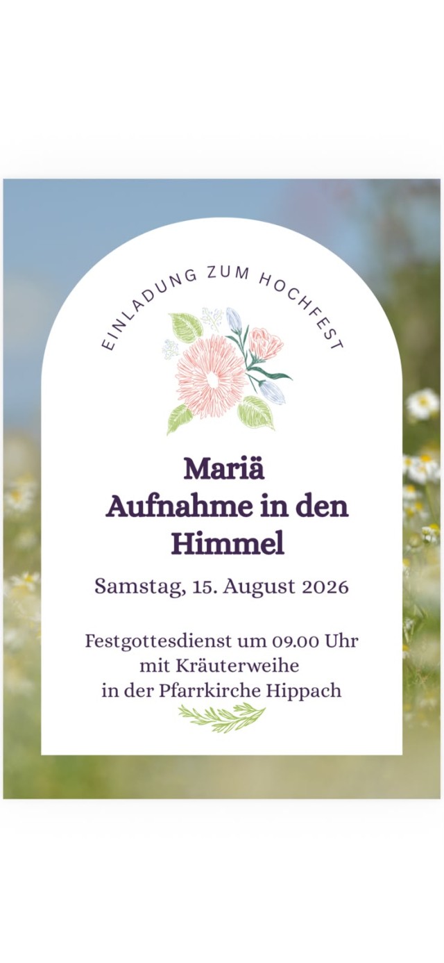 Hoher Frauentag in Hippach