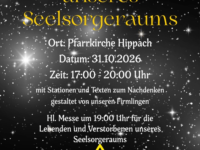 Nacht der 1000 Lichter unseres Seelsorgeraums