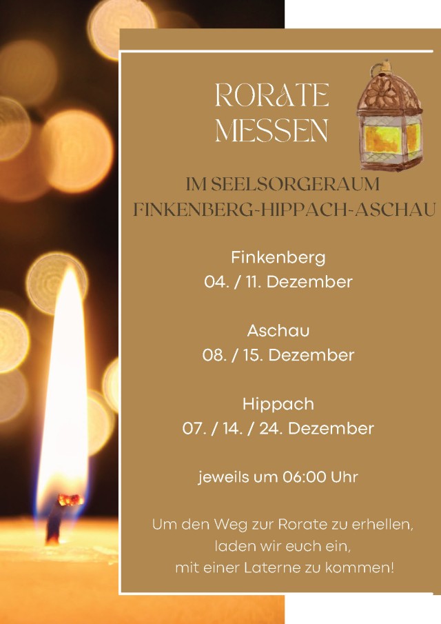 Roratemessen im Seelsorgeraum