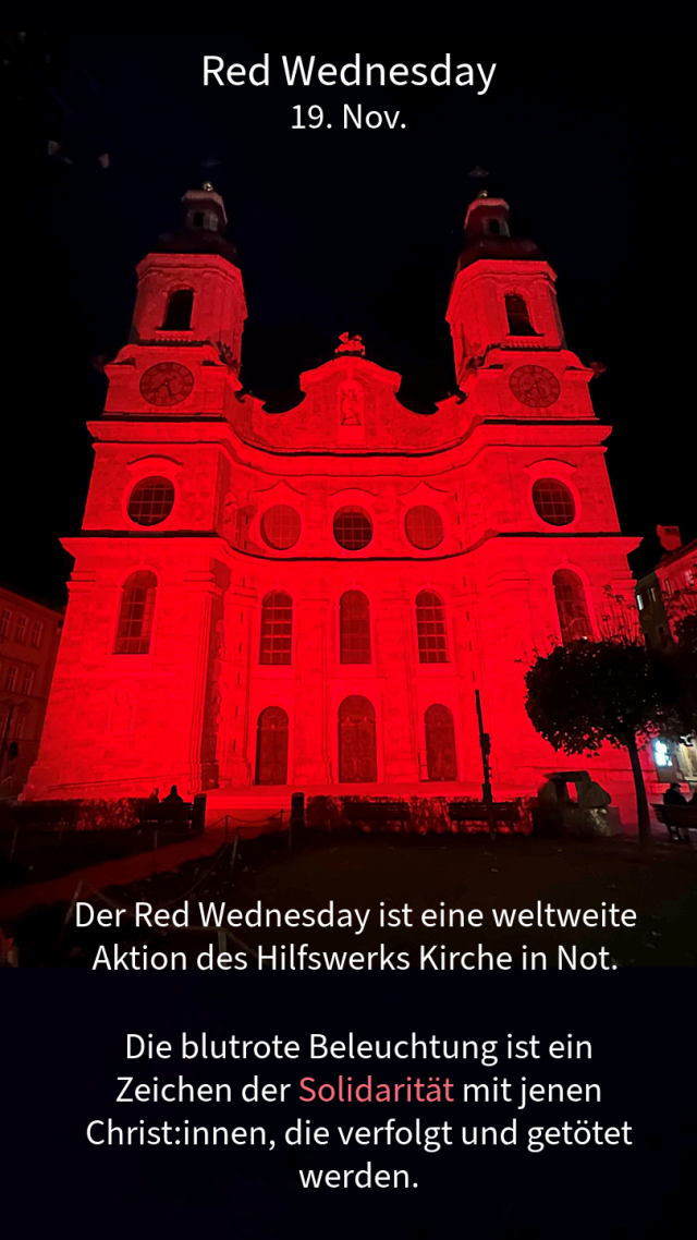 "Red Wednesday" macht auf verfolgte Christen aufmerksam